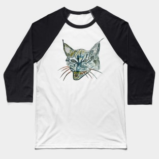 Scary cat Baseball T-Shirt